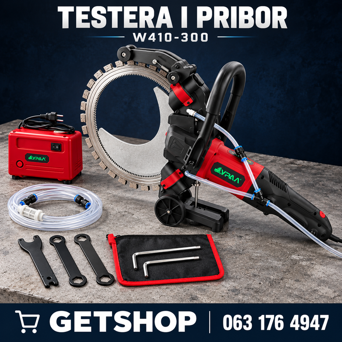 PRSTENASTA TESTERA ZA BETON
