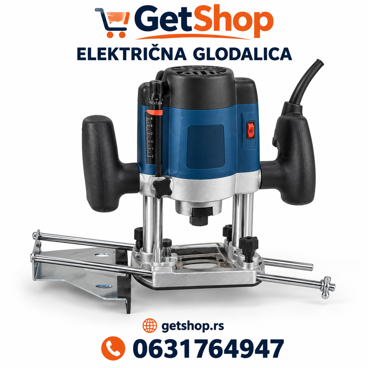 ELEKTRIČNA GLODALICA ZA DRVO SA PARALELNOM VOĐICOM