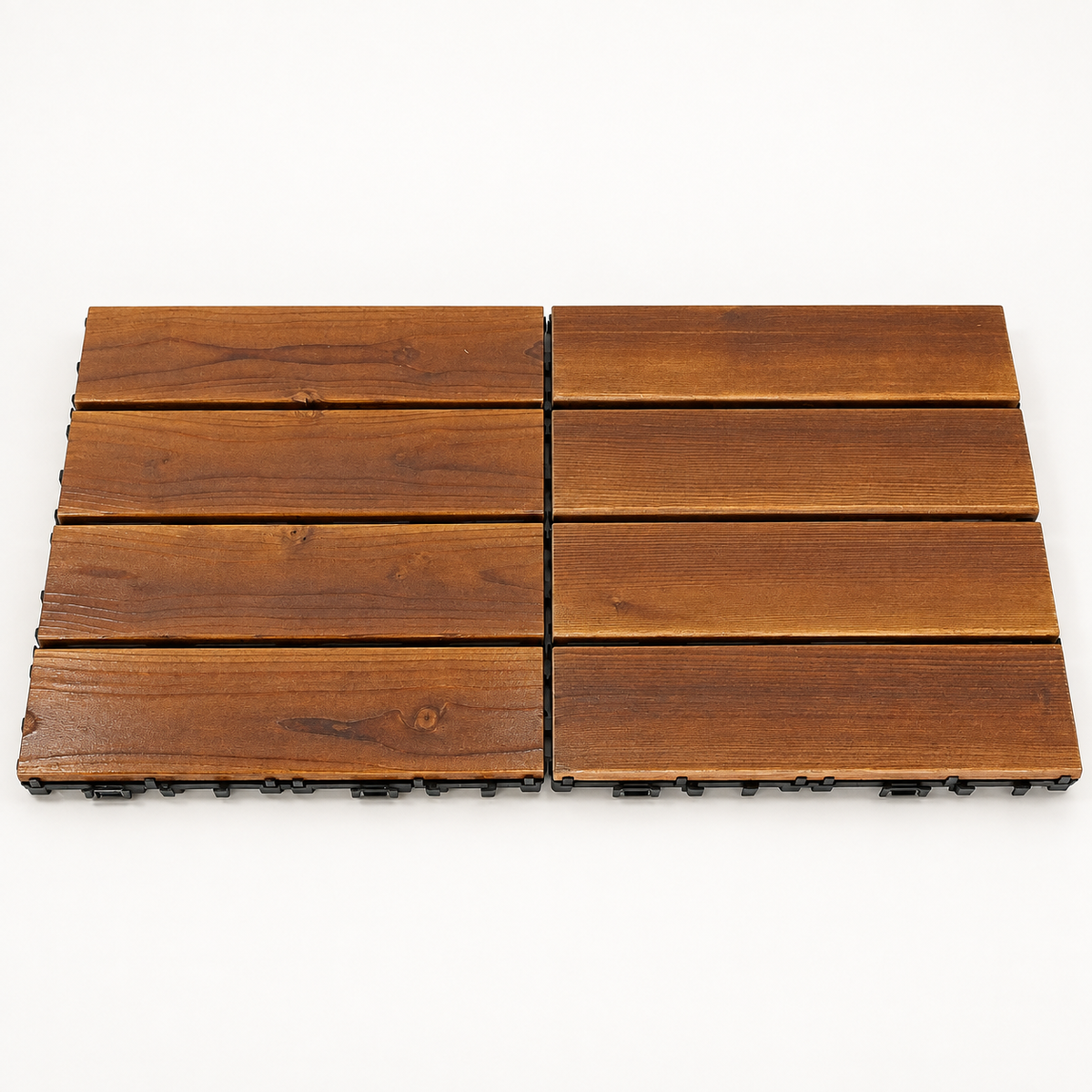 GETSHOP drveni deking klik pločice 30×30 cm – cena za 1 m²