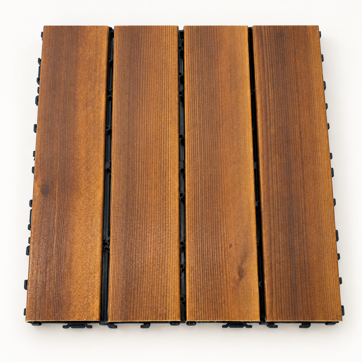 GETSHOP drveni deking klik pločice 30×30 cm – cena za 1 m²