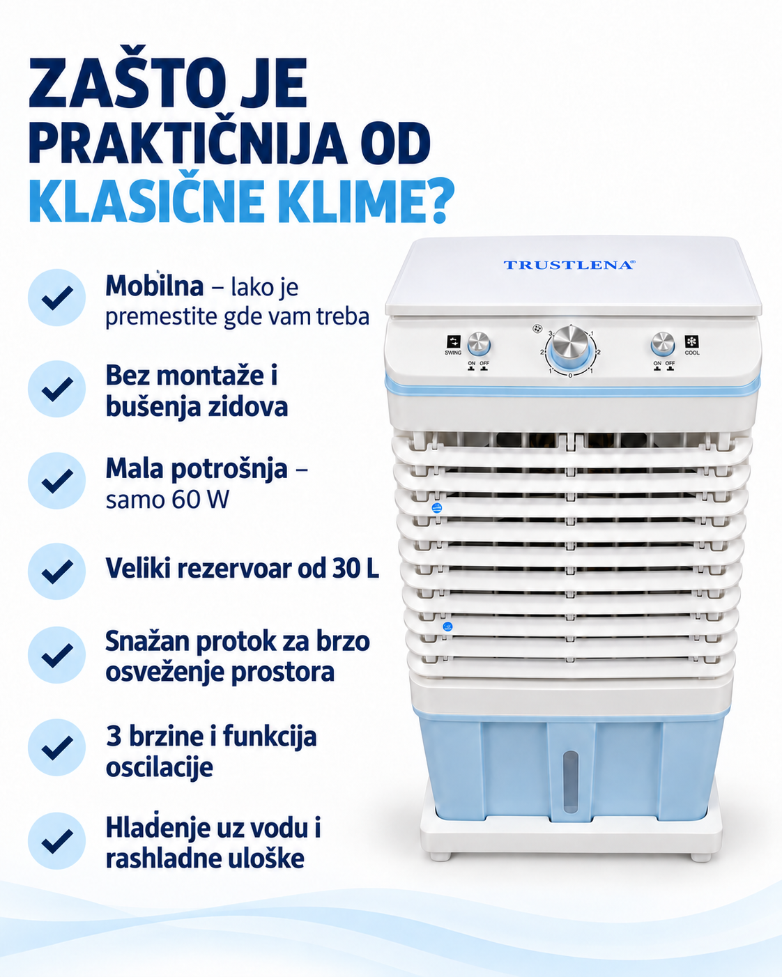Mobilni Rashladni Uređaj 3 u 1