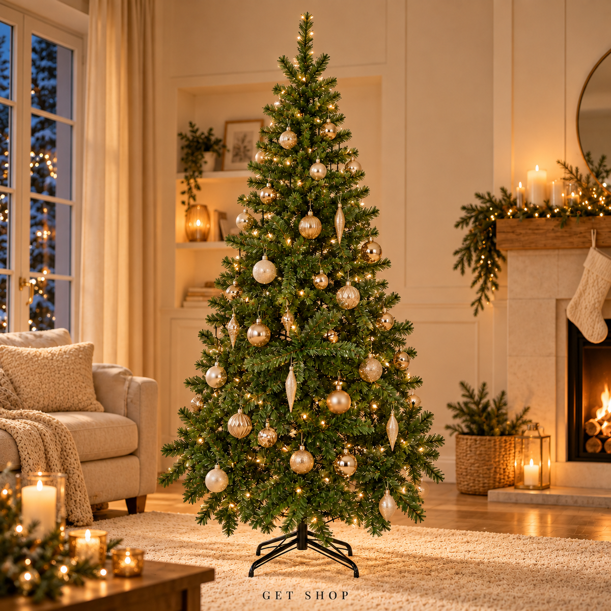 Novogodišnja jelka Nordic Elegance – 210 cm | 750 grančica