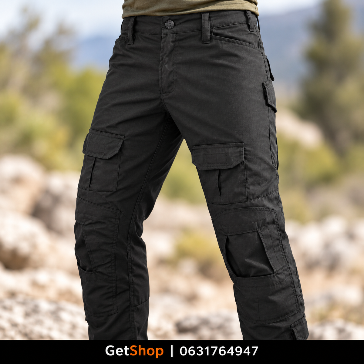 Muške taktičke cargo pantalone – Ripstop