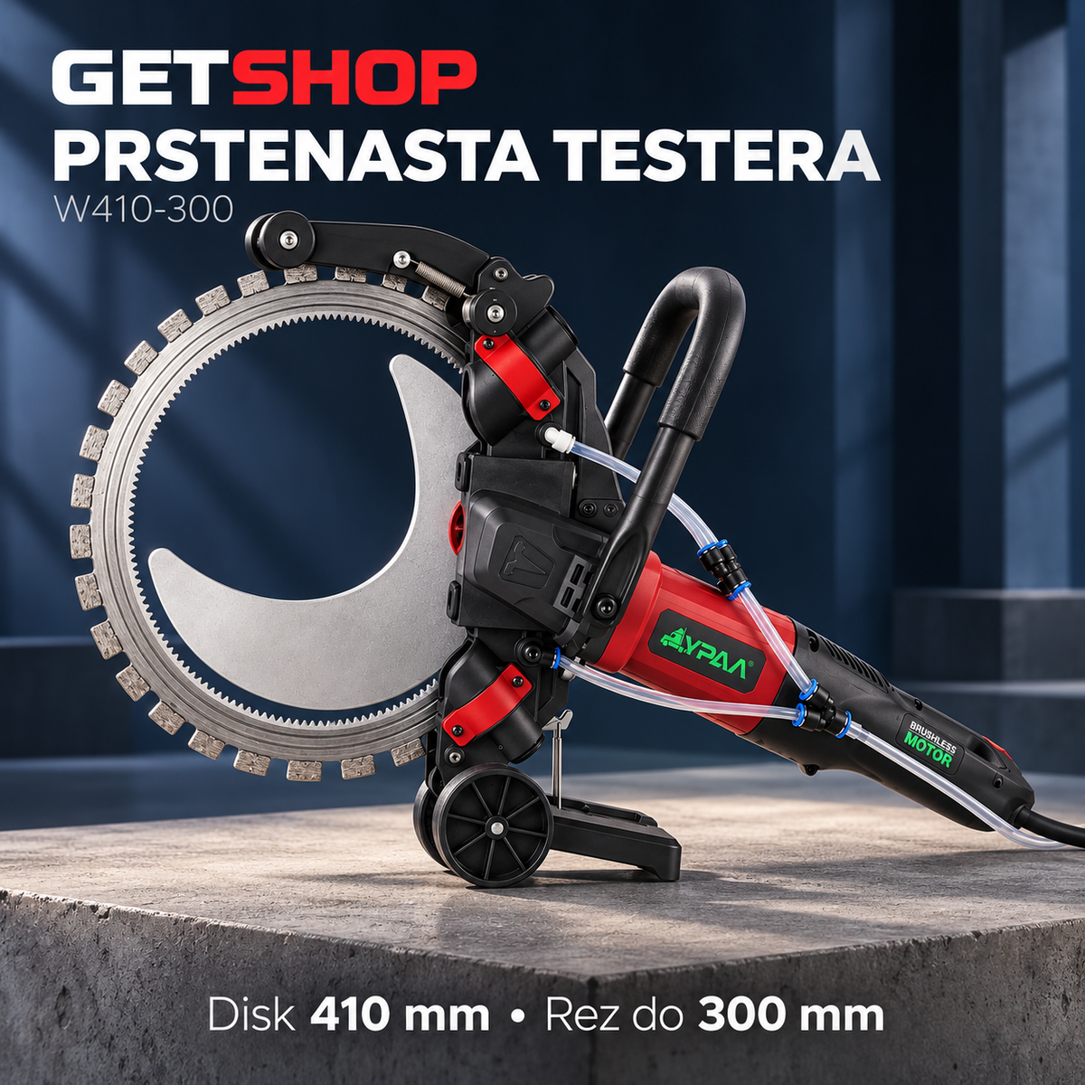 PRSTENASTA TESTERA ZA BETON