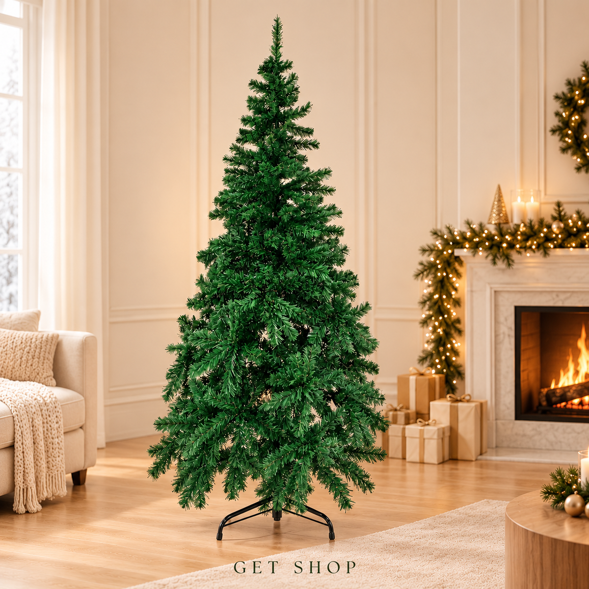 Novogodišnja jelka Nordic Elegance – 180 cm | 550 grančica