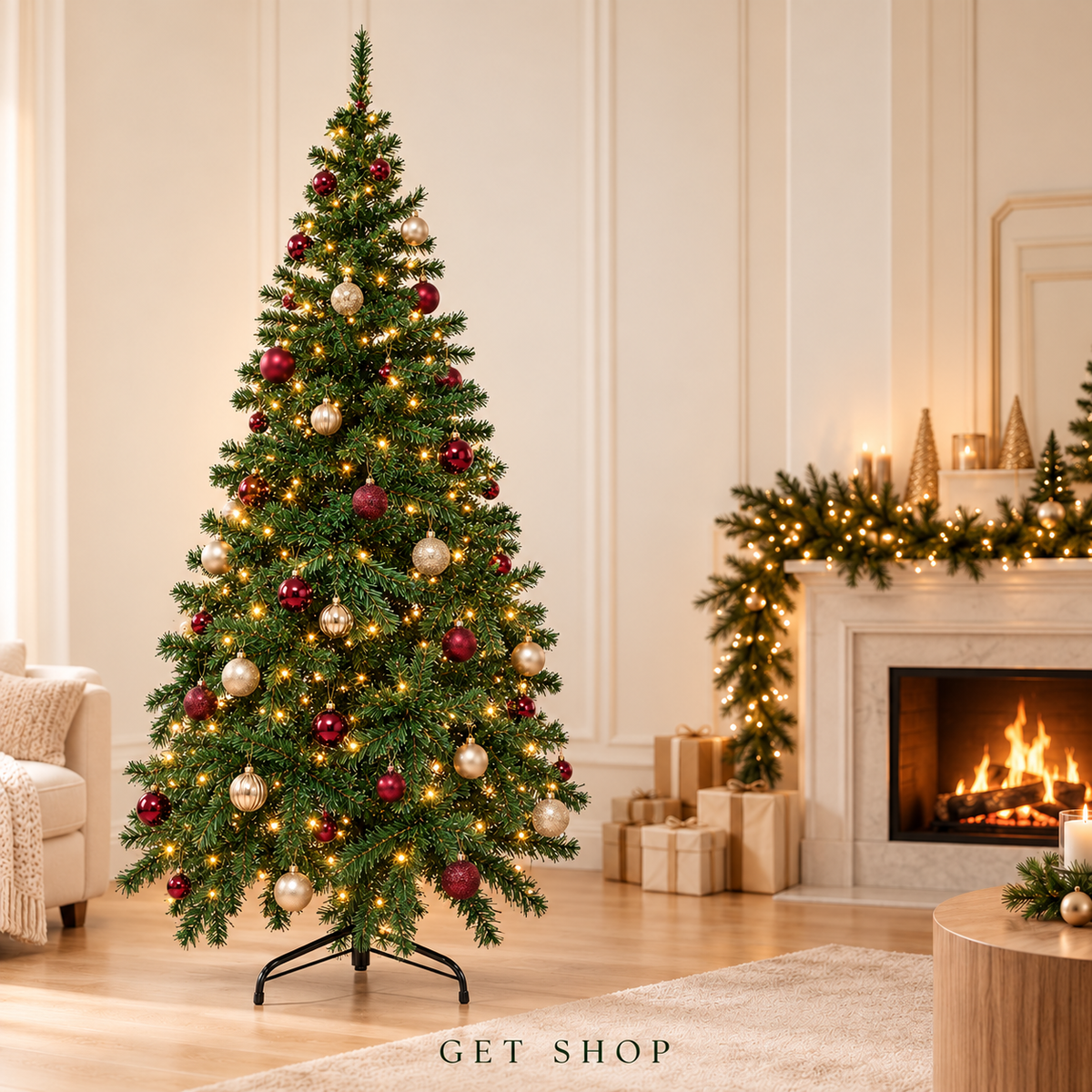 Novogodišnja jelka Nordic Elegance – 180 cm | 550 grančica