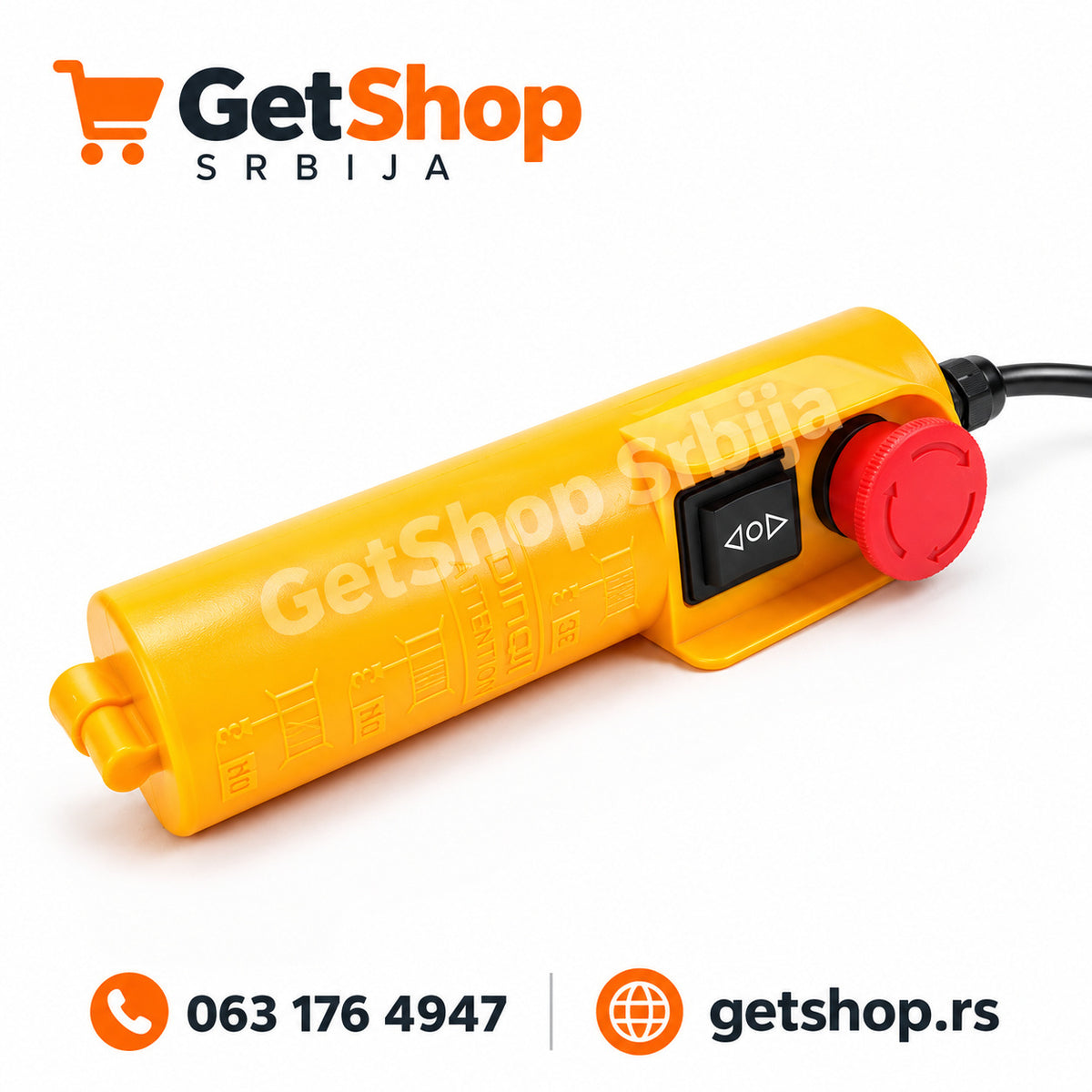 DINGQI električno vitlo 250/500 kg – 800 W, visina podizanja do 30 m