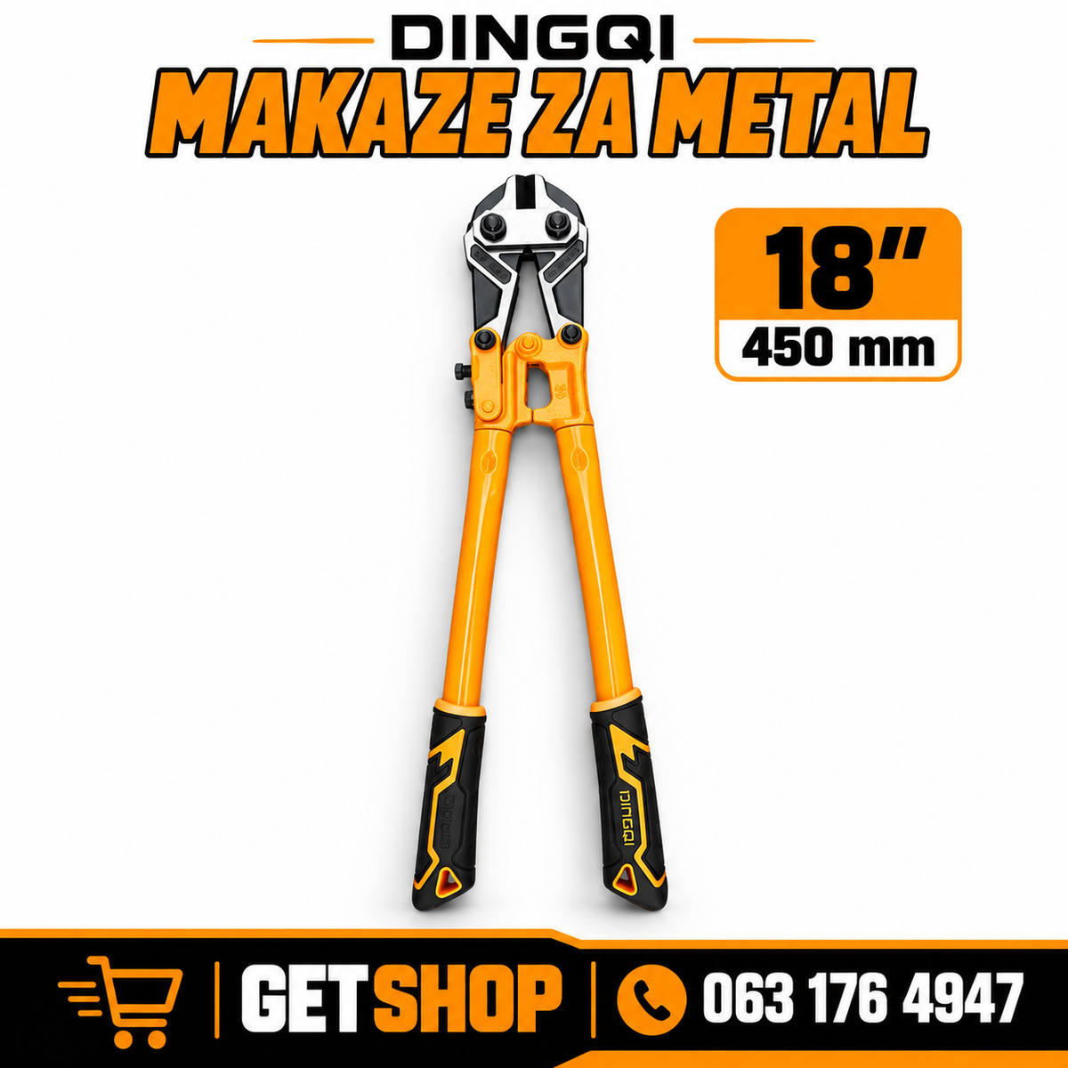 DINGQI makaze za metal – 450 / 600 / 750 mm