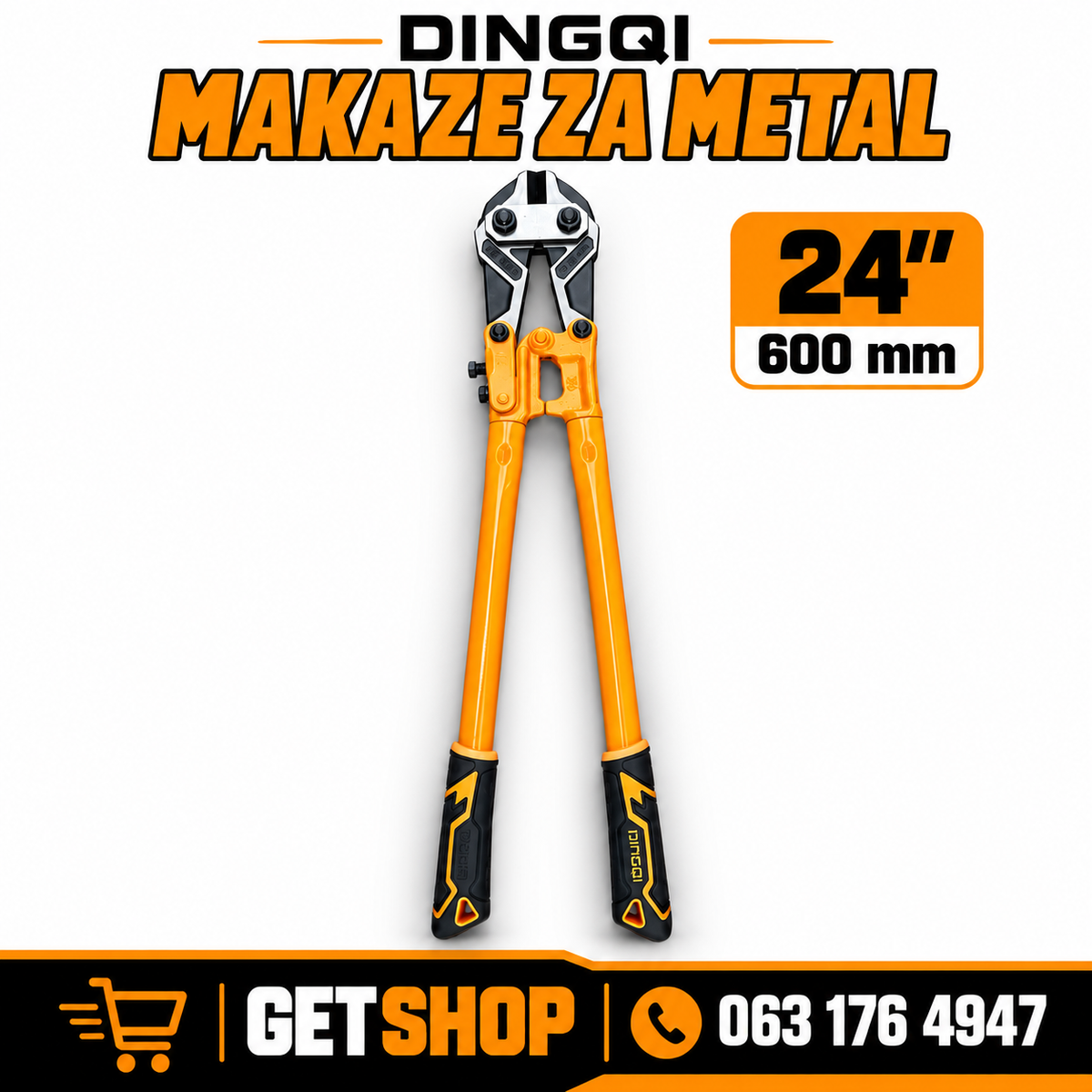 DINGQI makaze za metal – 450 / 600 / 750 mm