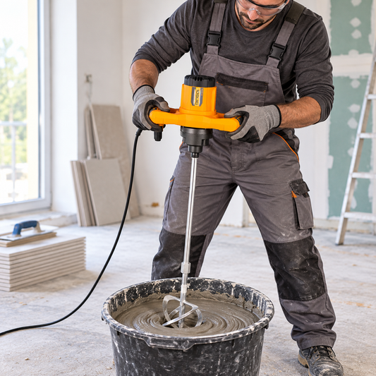 DINGQI električni mešač za lepak, boju i malter – 1200 W