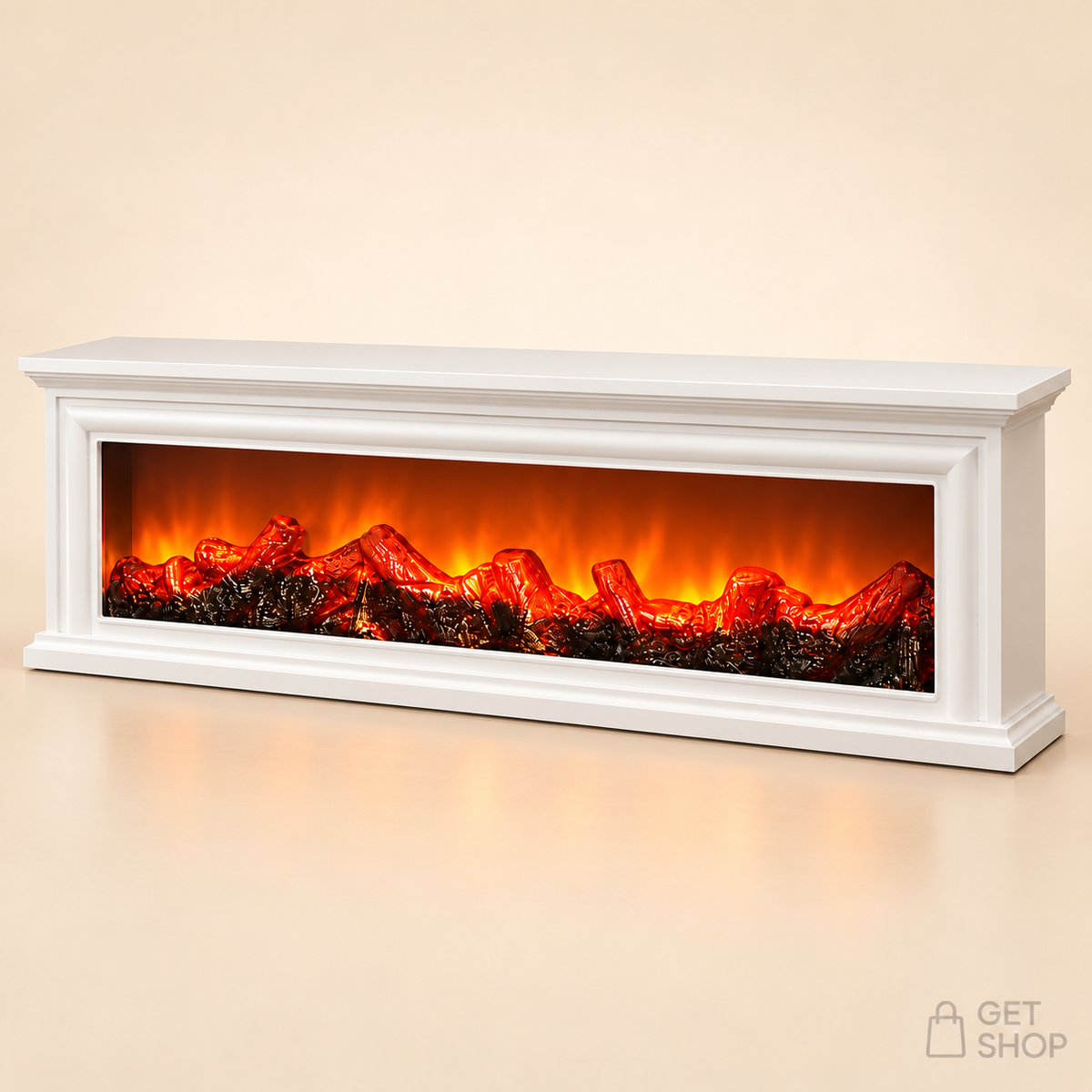 Dekorativni svetleći kamin „White Elegance”
